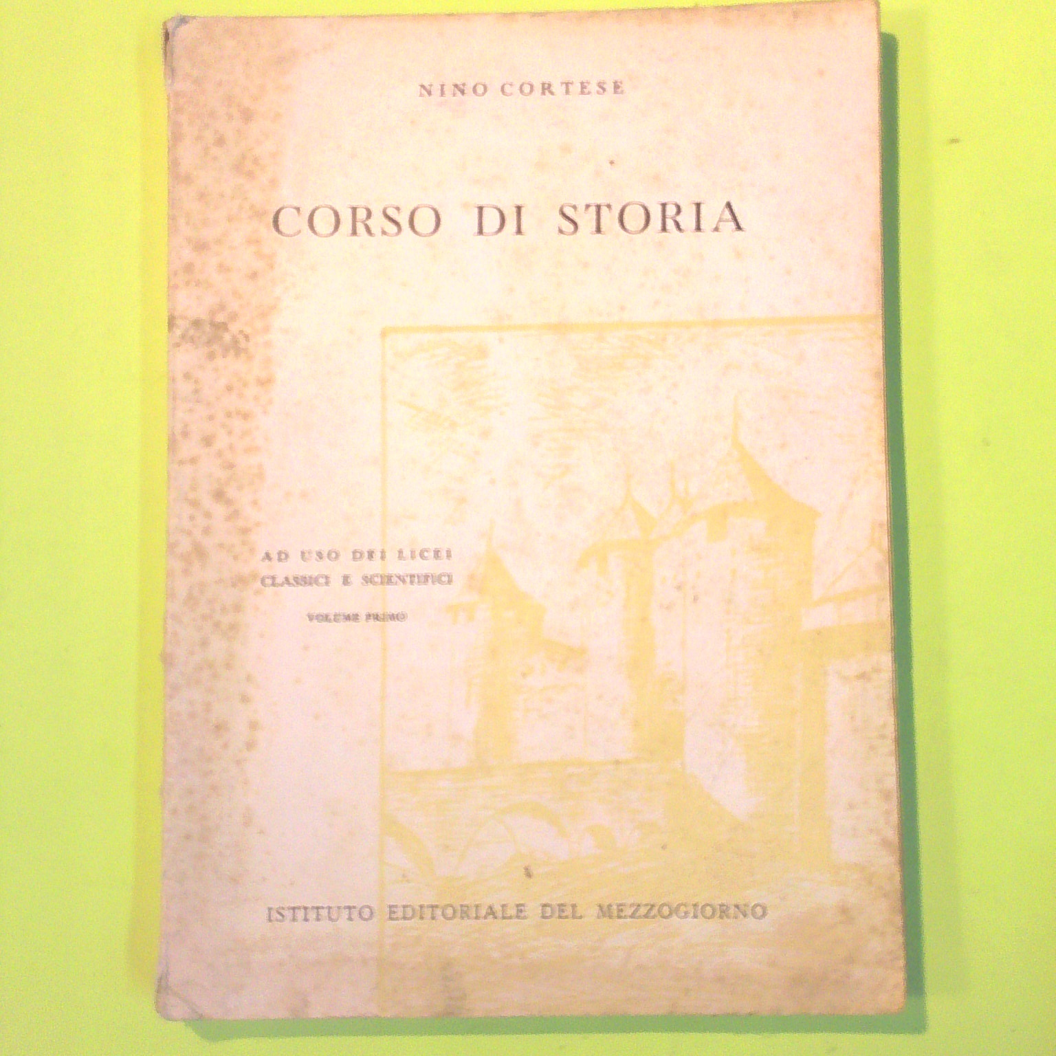 CORSO DI STORIA VOL I