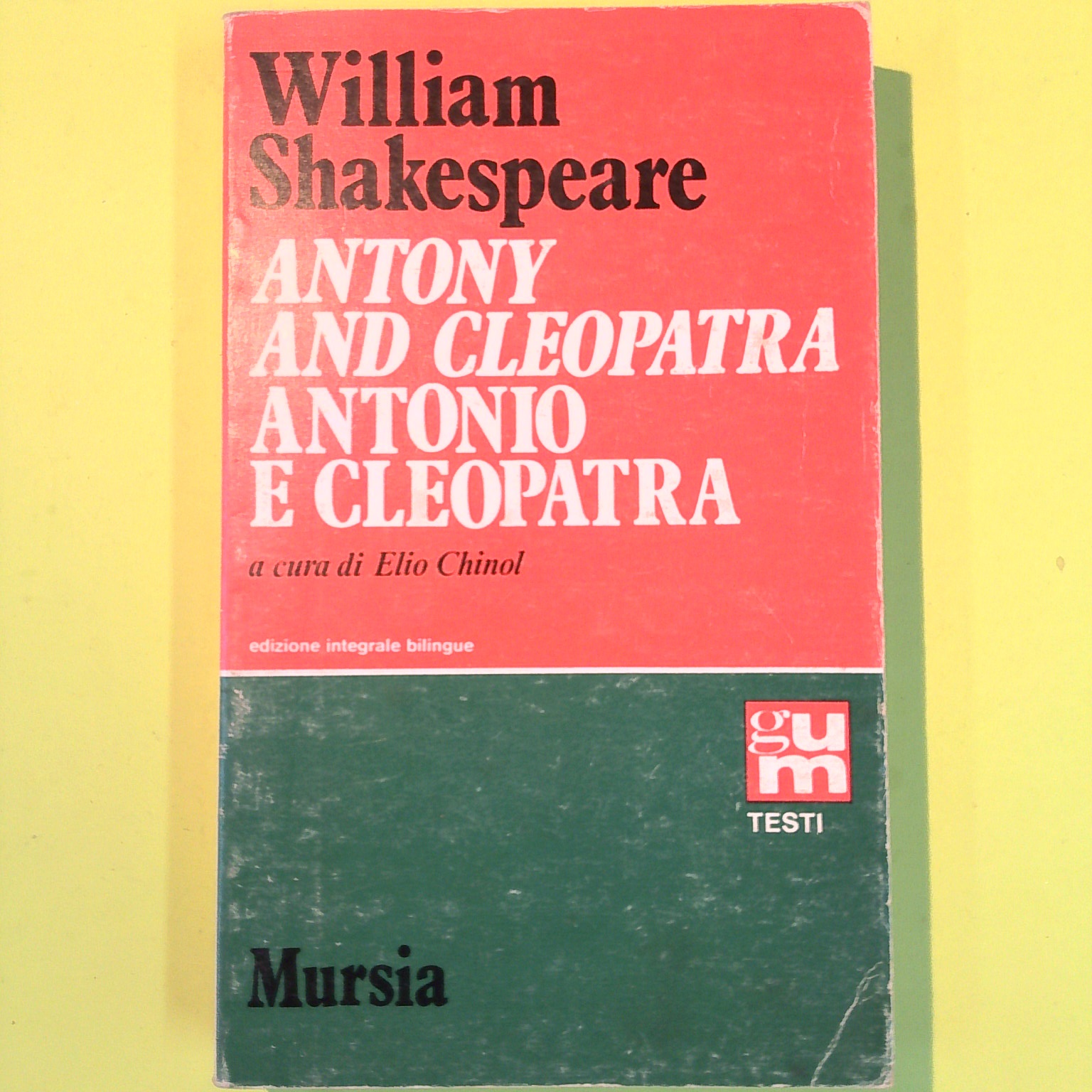 ANTONY AND CLEOPATRA ANTONIO E CLEOPATRA