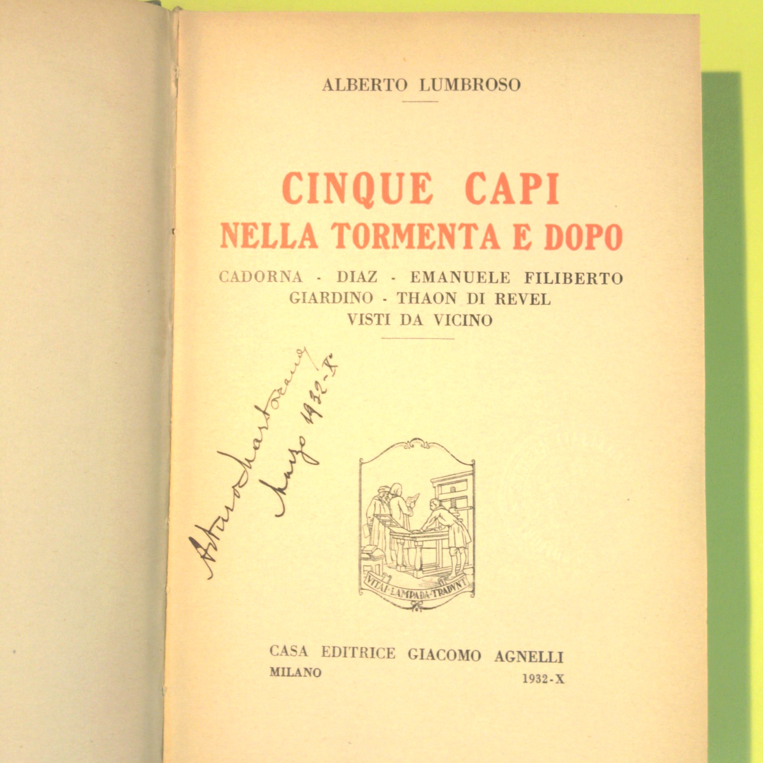 CINQUE CAPI NELLA TORMENTA E DOPO - immagine 2