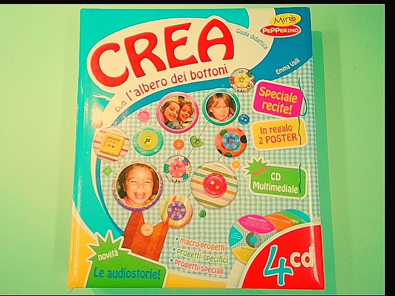 CREA CON L'ALBERO DEI BOTTONI CON 4 CD DI AUDIOSTORIE