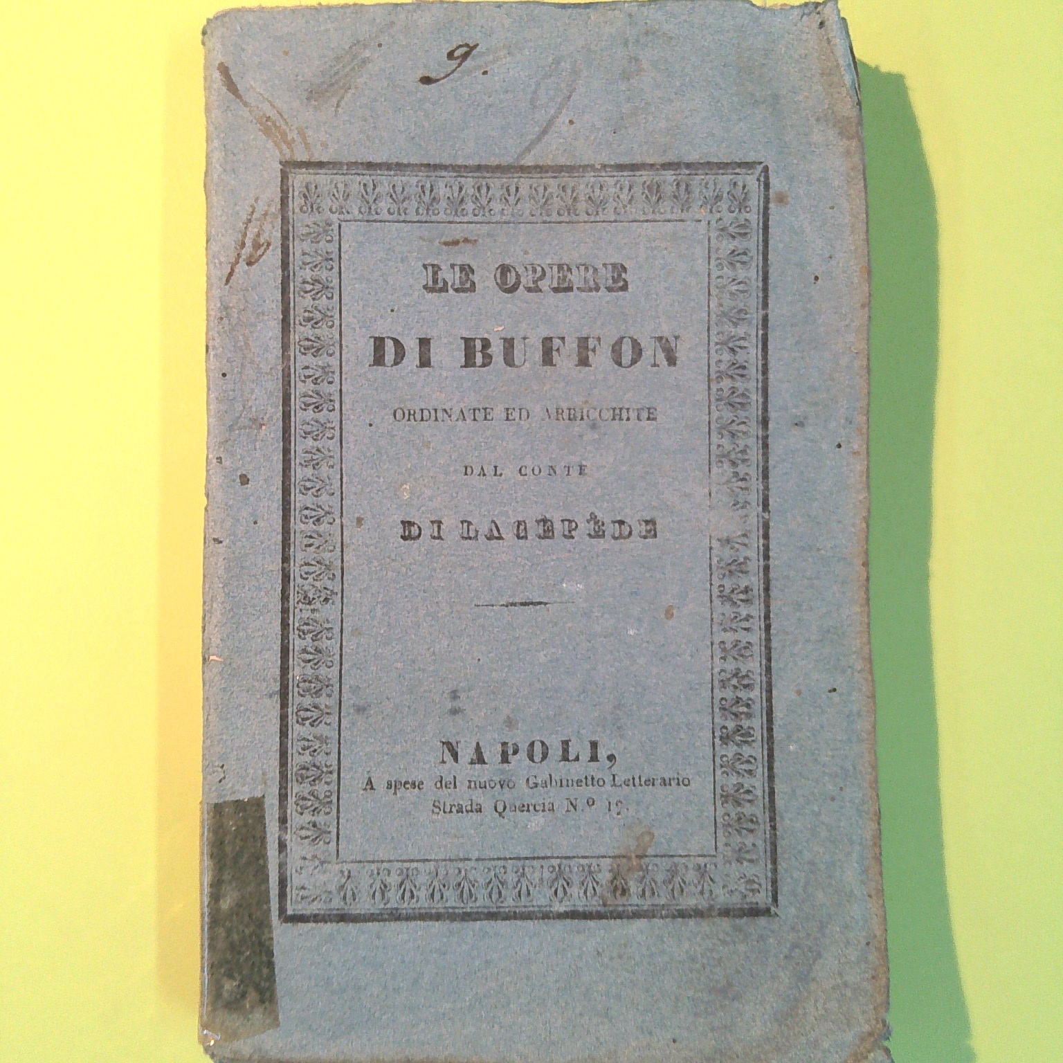 LE OPERE DI BUFFON VOL IV PARTE II