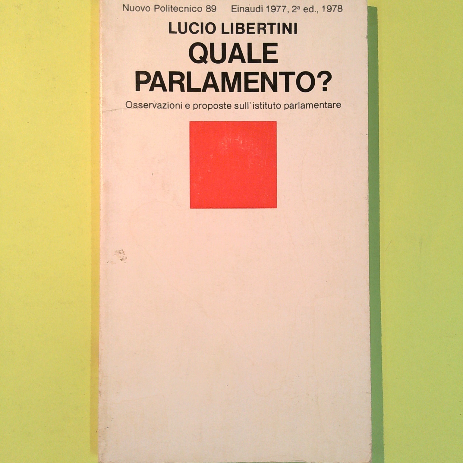 QUALE PARLAMENTO?