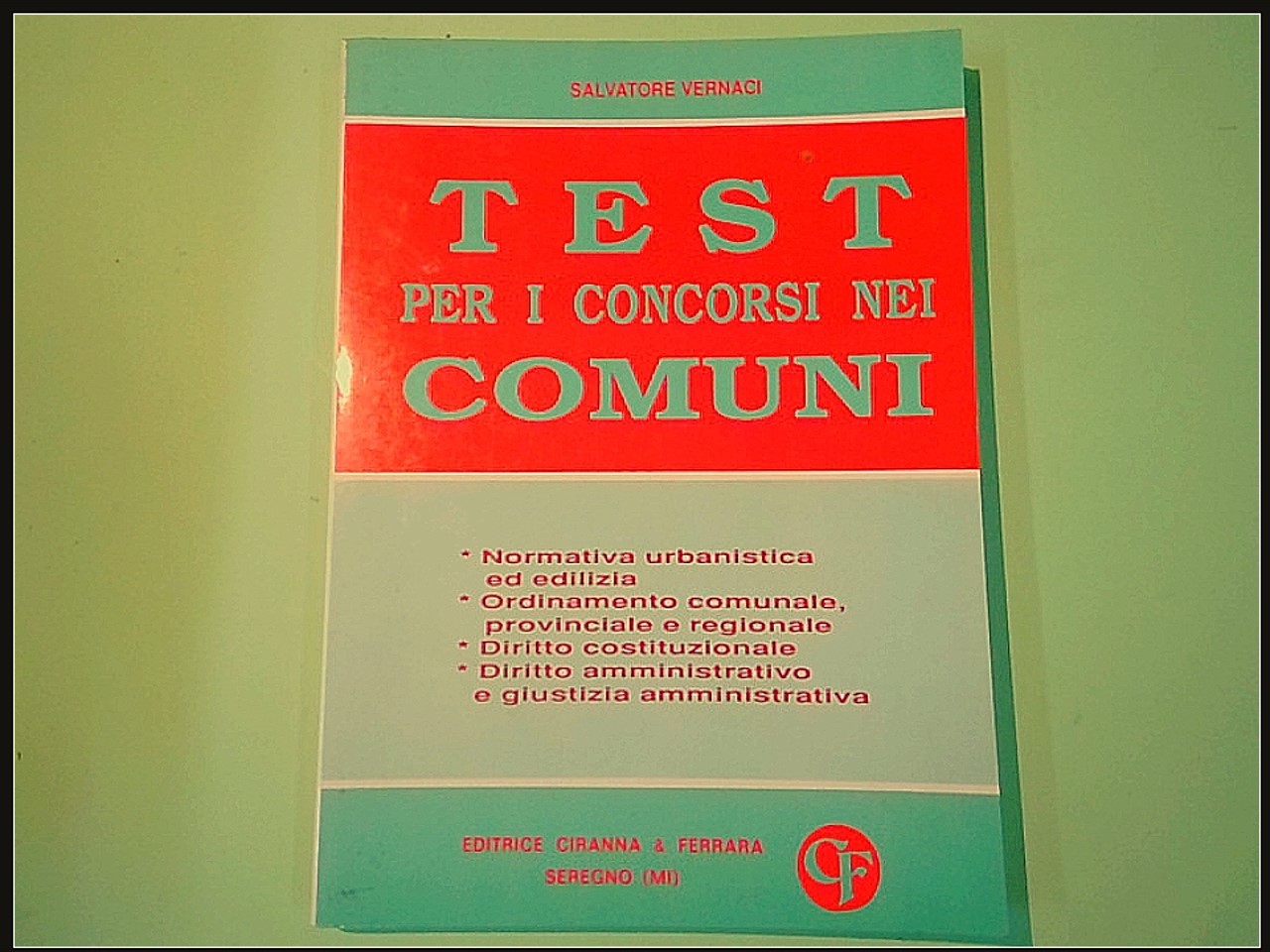 TEST PER I CONCORSI NEI COMUNI