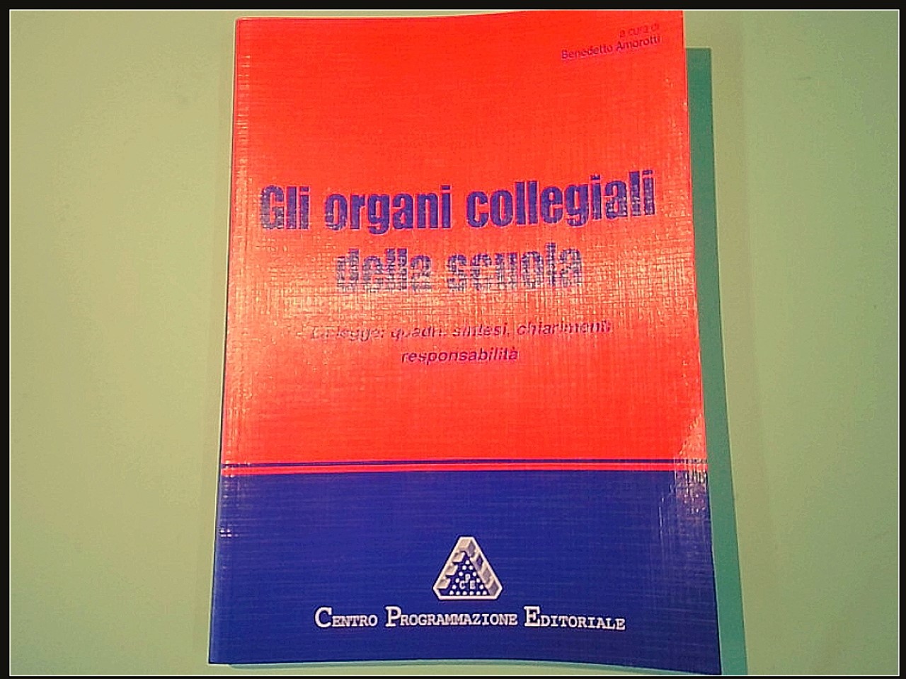 GLI ORGANI COLLEGIALI DELLA SCUOLA