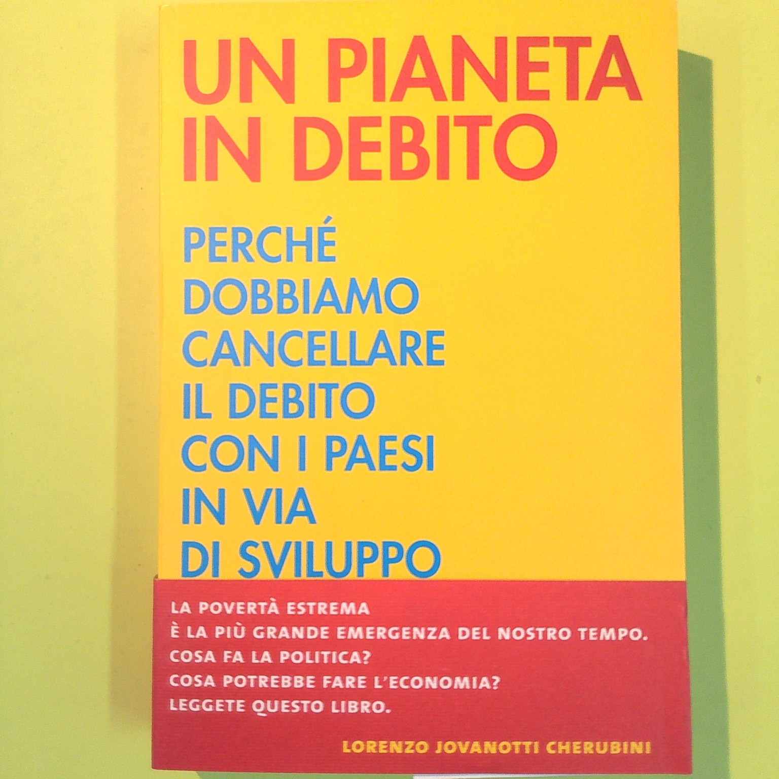 UN PIANETA IN DEBITO