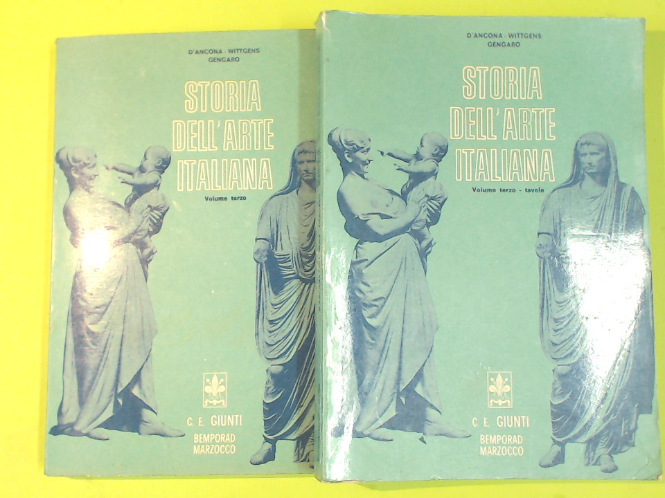 STORIA DELL'ARTE ITALIANA VOL III + TAVOLE