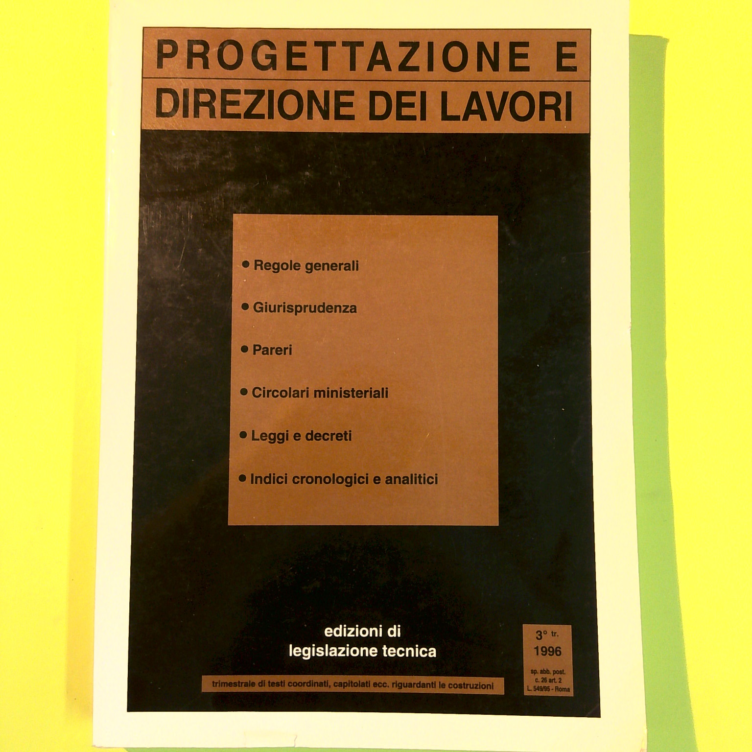 PROGETTAZIONE E DIREZIONE DEI LAVORI