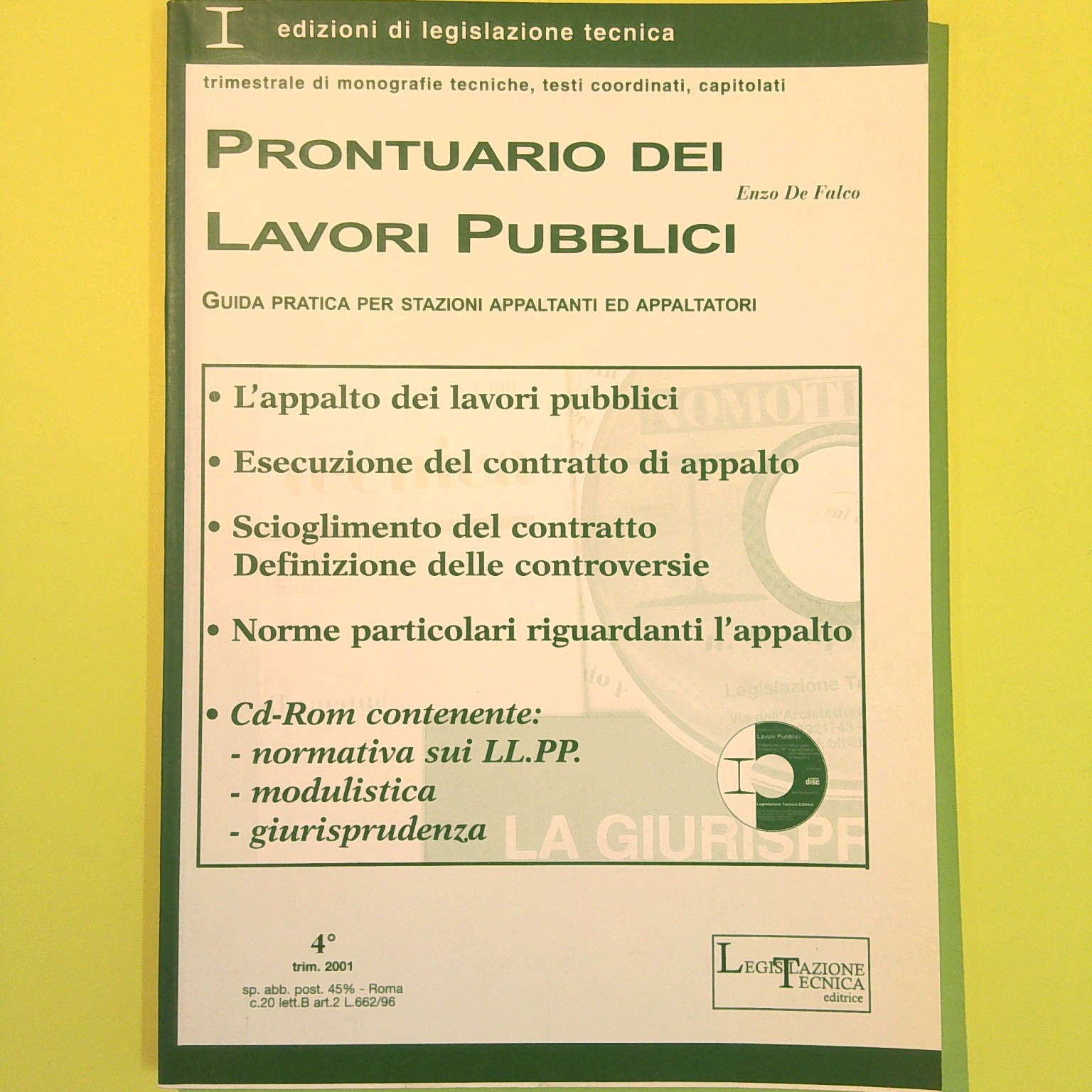 PRONTUARIO DEI LAVORI PUBBLICI