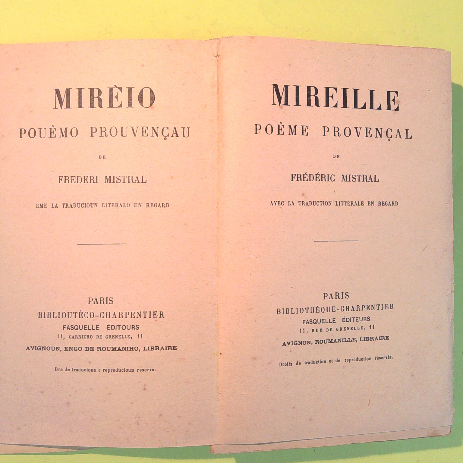 MIREIO MIREILLE POEME PROVENCAL - immagine 2