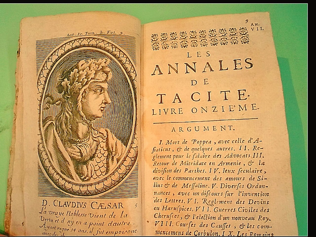 LES ANNALES DE TACITE TOME SECOND - immagine 5