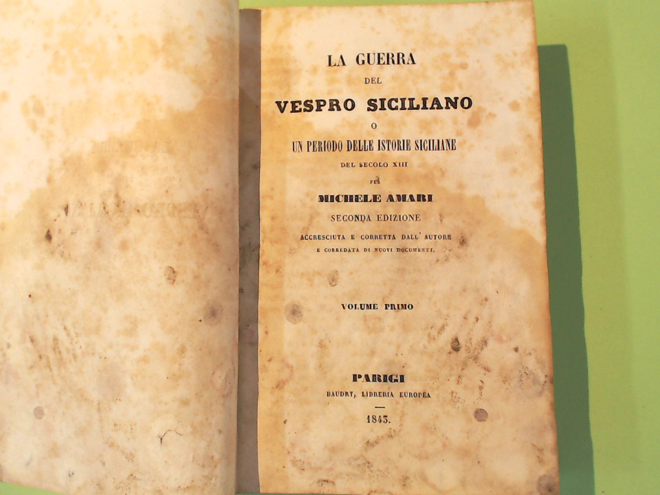 LA GUERRA DEL VESPRO SICILIANO VOL I E II - immagine 2