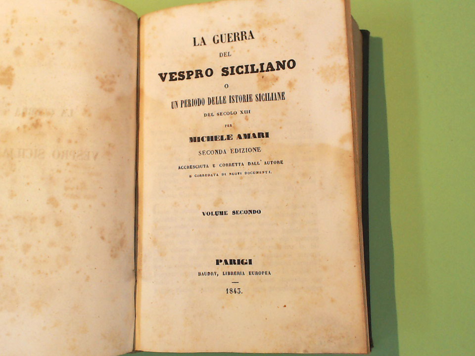 LA GUERRA DEL VESPRO SICILIANO VOL I E II - immagine 3