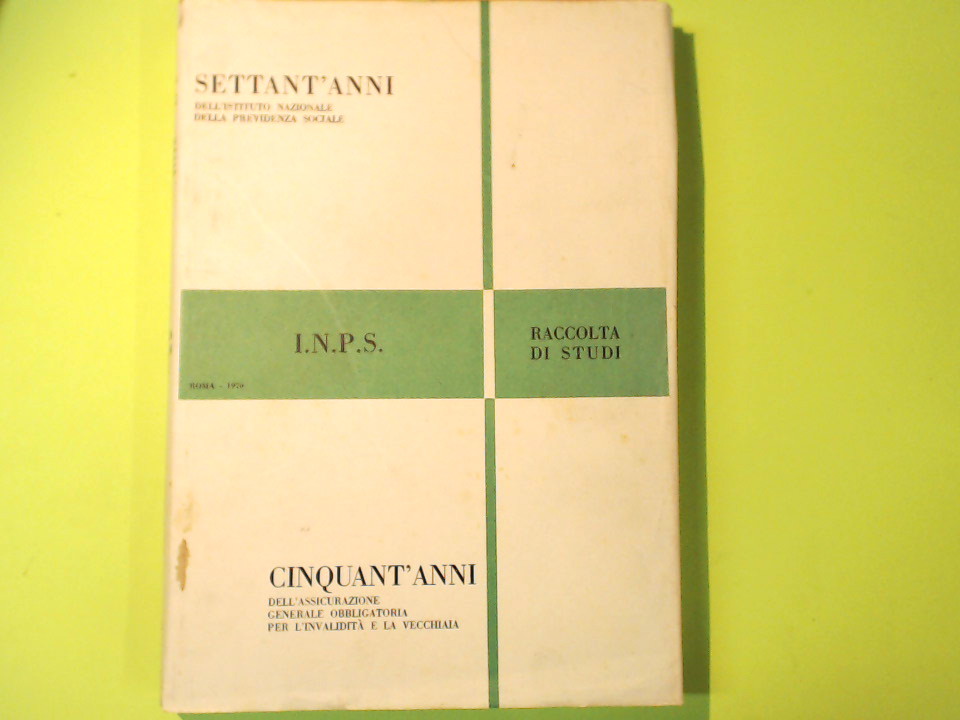 INPS RACCOLTA DI STUDI