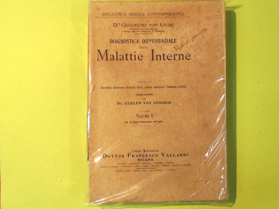 DIAGNOSTICA DIFFERENZIALE DELLE MALATTIE INTERNE