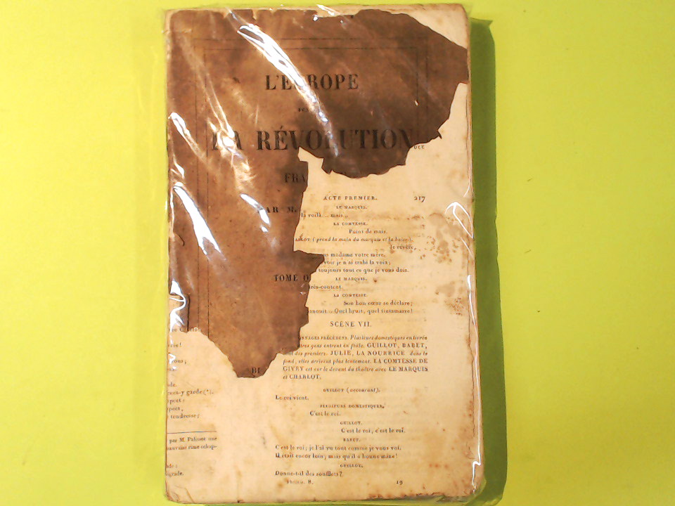 L'EUROPE PENDANT LA REVOLUTION FRANCAISE TOME QUATRIEME