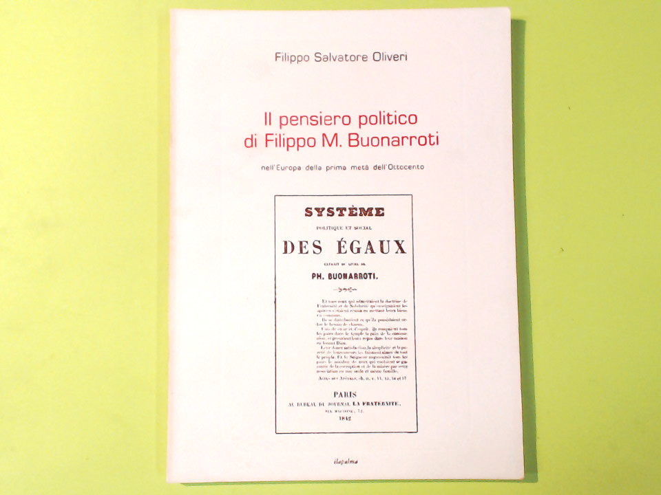 IL PENSIERO POLITICO DI FILIPPO BUONARROTI