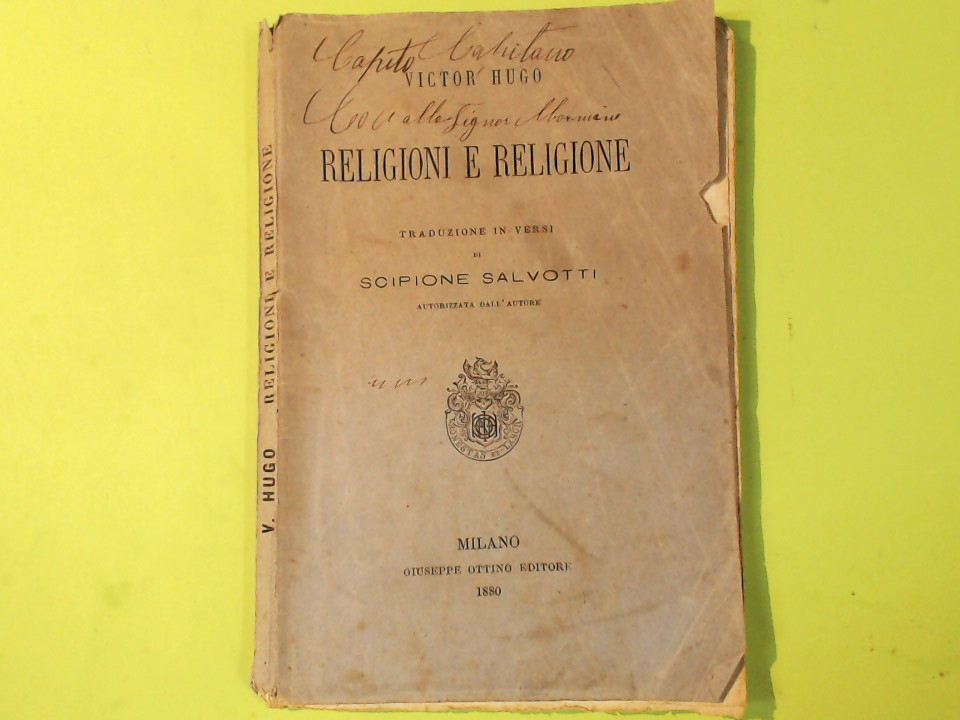 RELIGIONI E RELIGIONE