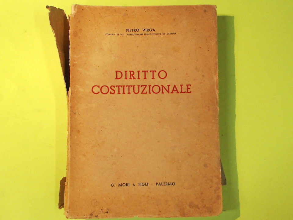 DIRITTO COSTITUZIONALE