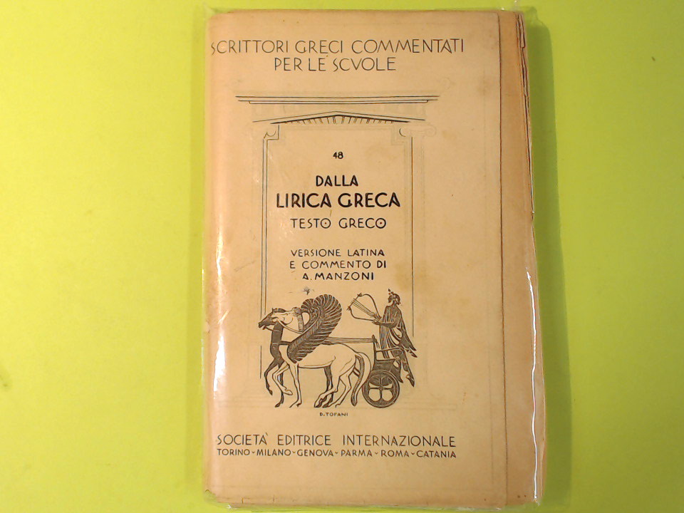DALLA LIRICA GRECA