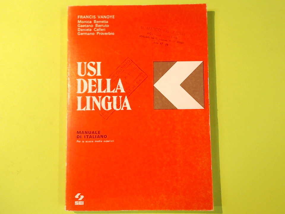 USI DELLA LINGUA