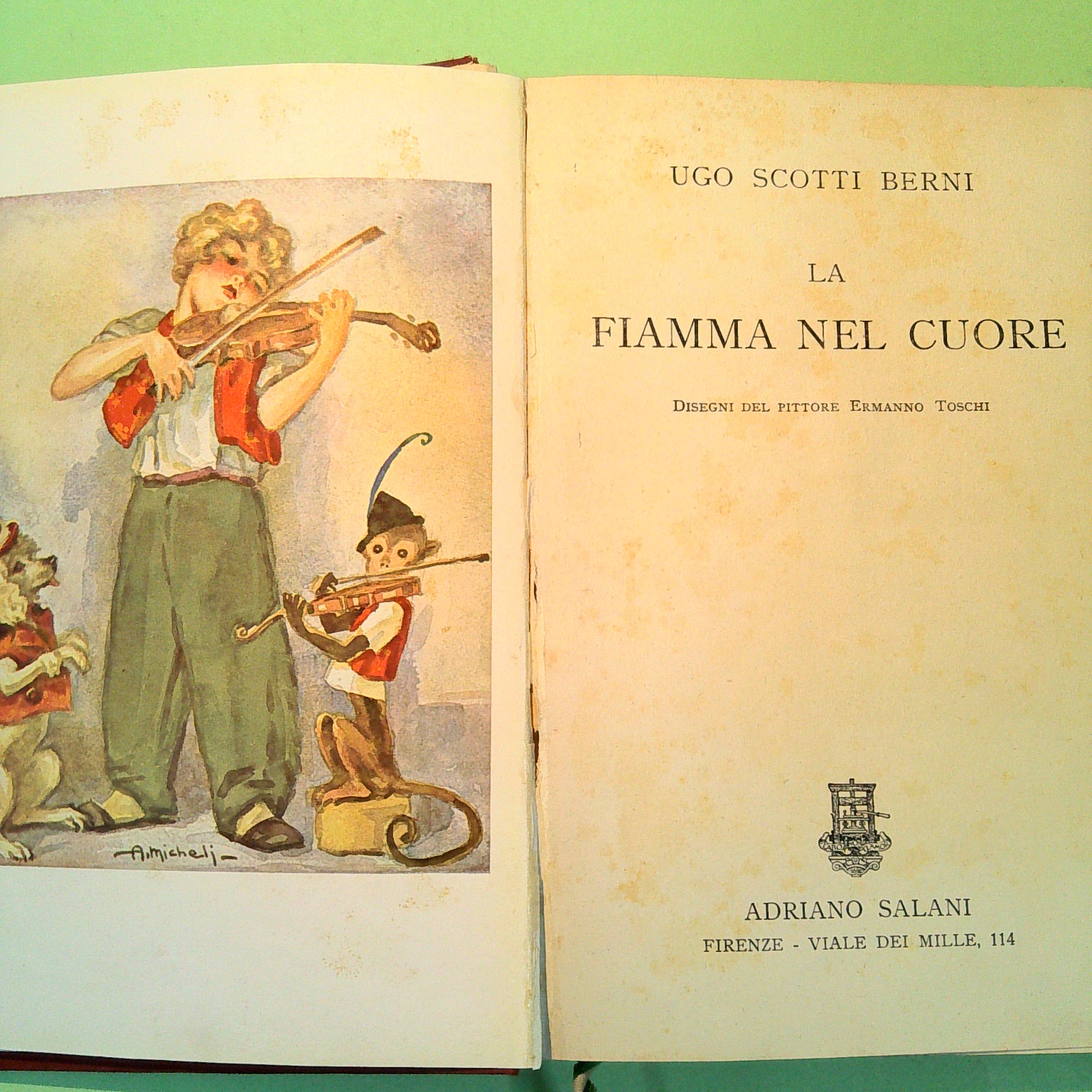 LA FIAMMA NEL CUORE AUTOGRAFATO - immagine 2