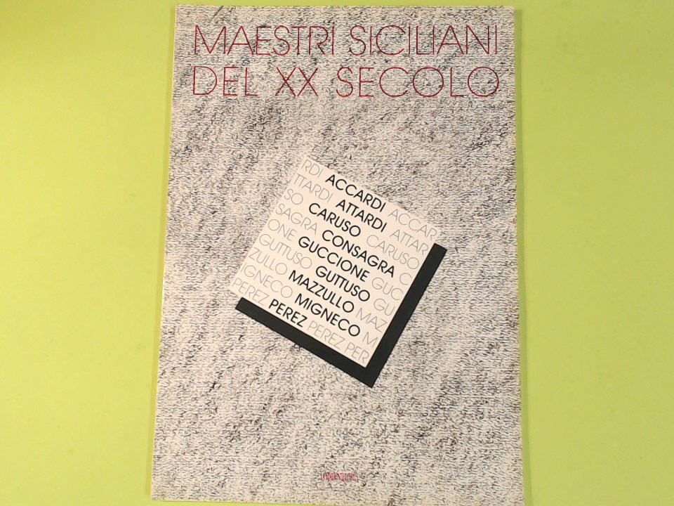 MAESTRI SICILIANI DEL XX SECOLO
