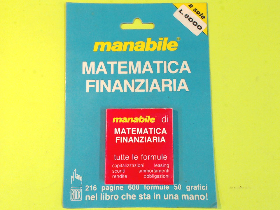 MANABILE MATEMATICA FINANZIARIA