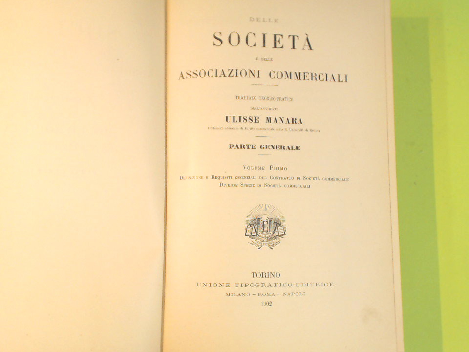 DELLE SOCIETA' E DELLE ASSOCIAZIONI COMMERCIALI - immagine 3