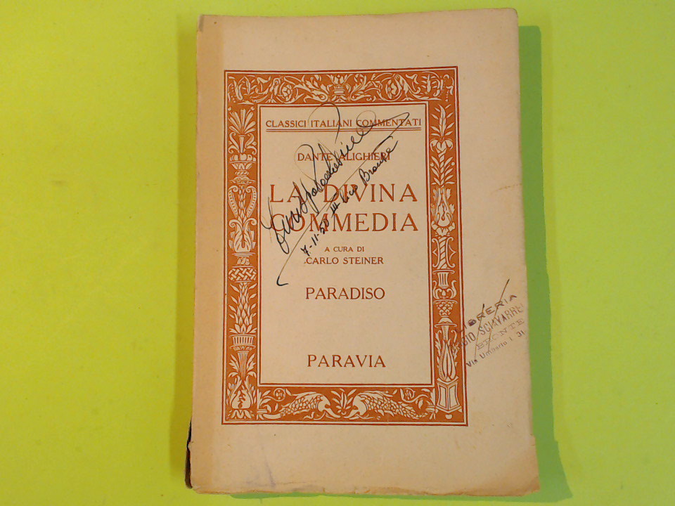 LA DIVINA COMMEDIA PARADISO