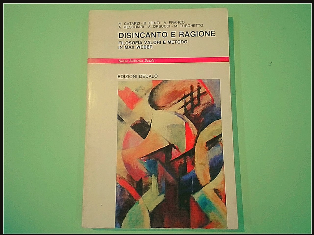 DISINCANTO E RAGIONE