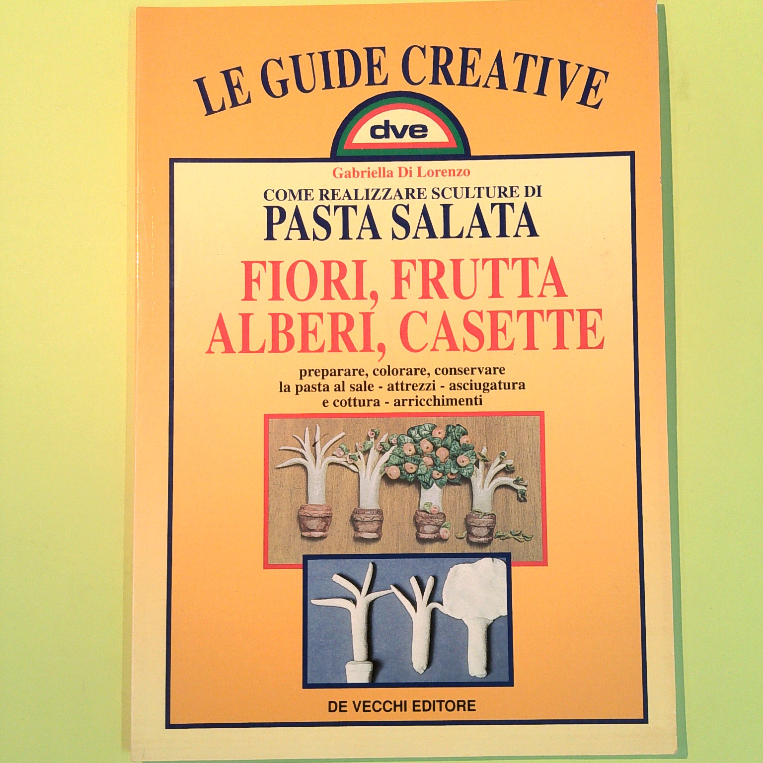 SCULTURE DI PASTA SALATA FIORI FRUTTA ALBERI CASETTE