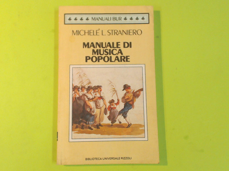 MANUALE DI MUSICA POPOLARE