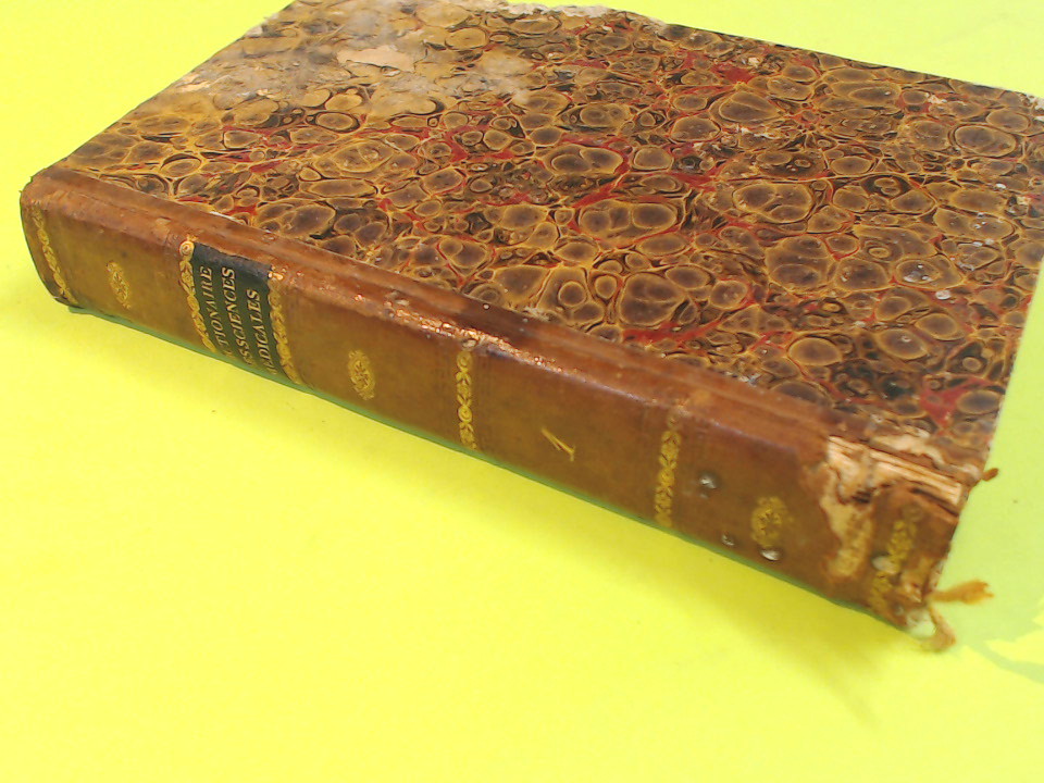 DICTIONAIRE ABREGE DES SCIENCES MEDICALES TOME PREMIER - immagine 2