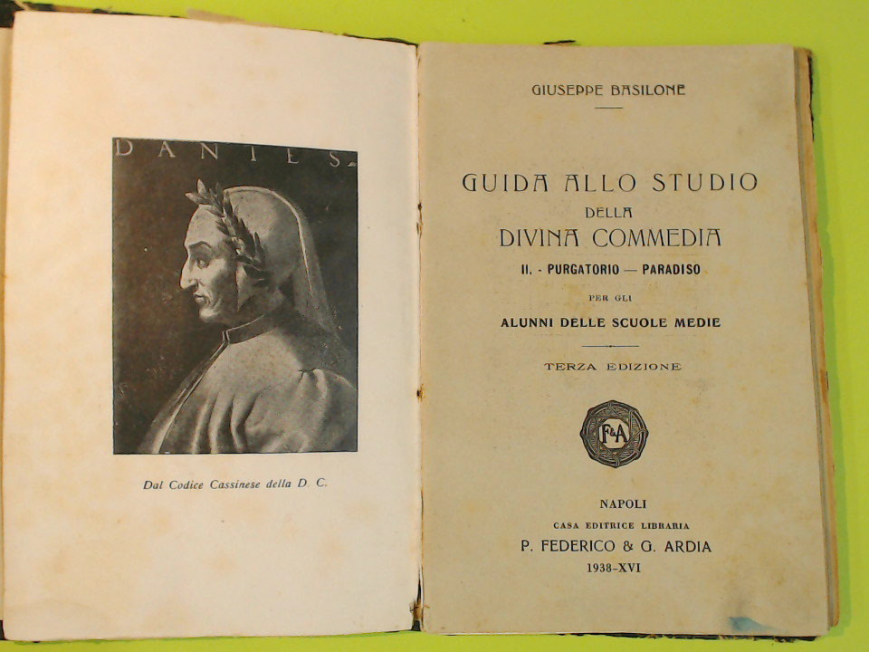 GUIDA ALLO STUDIO DELLA DIVINA COMMEDIA VOL. II PURGATORIO PARADISO - immagine 2