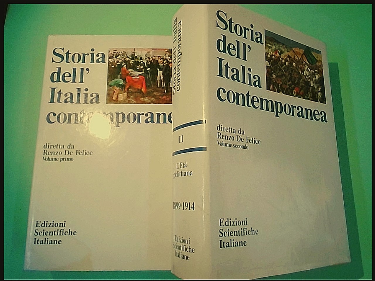 STORIA DELL'ITALIA CONTEMPORANEA VOLUME I E II