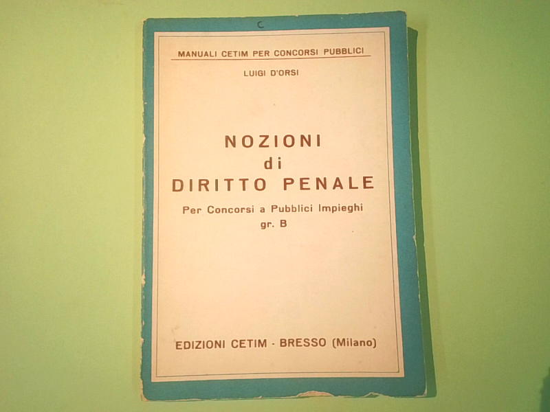 NOZIONI DI DIRITTO PENALE