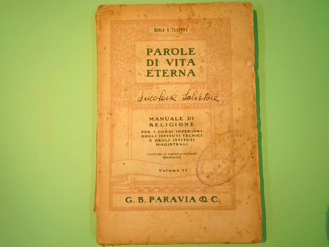 PAROLE DI VITA ETERNA VOL II