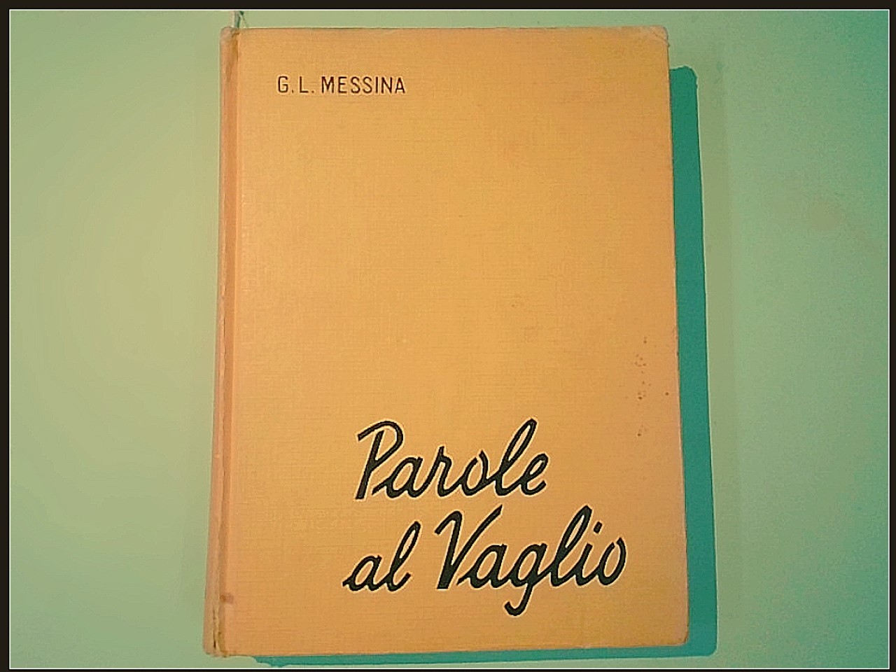 PAROLE AL VAGLIO