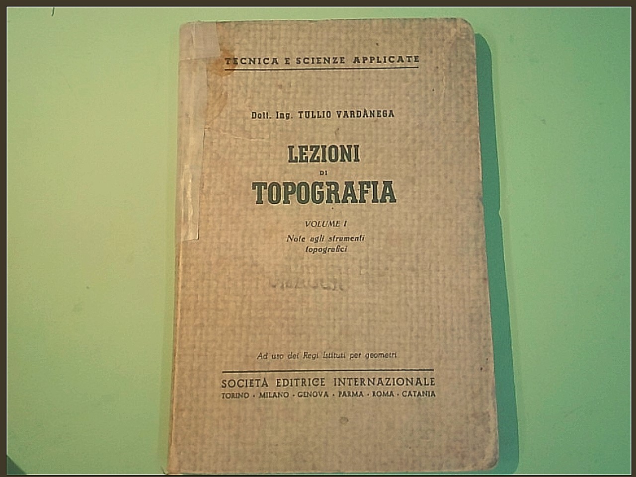 LEZIONI DI TOPOGRAFIA VOL I