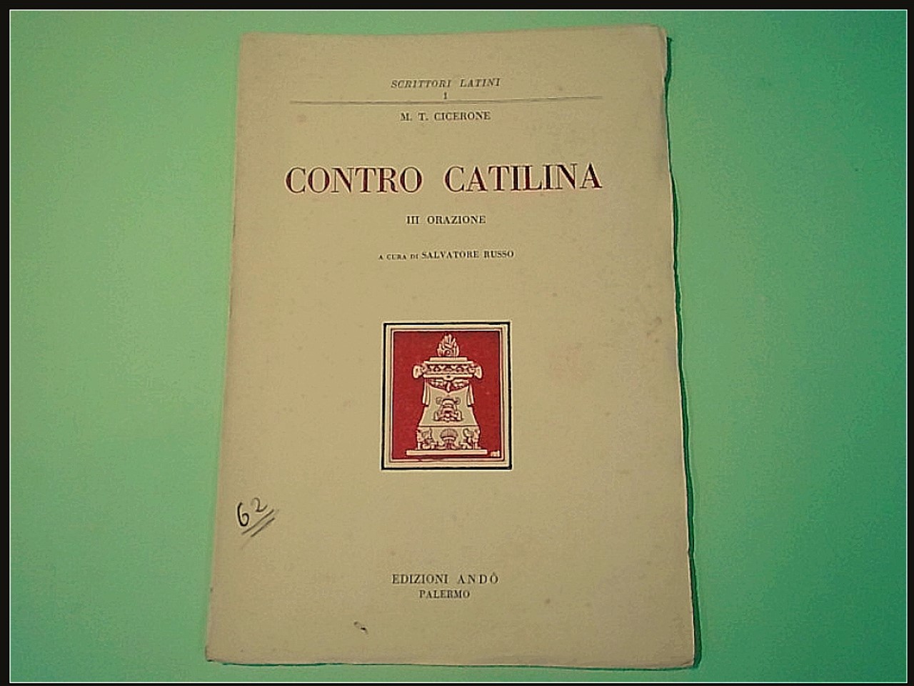 CONTRO CATILINA III ORAZIONE