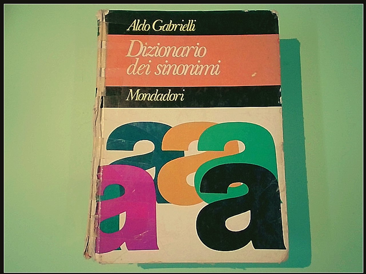 DIZIONARIO DEI SINONIMI GABRIELLI MONDADORI 1971