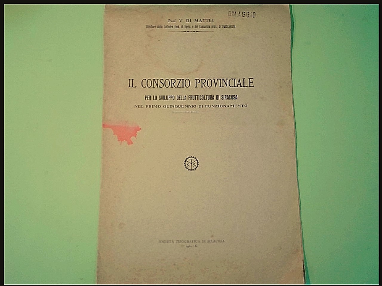 IL CONSORZIO PROVINCIALE PER LO SVILUPPO DELLA FRUTTICOLTURA