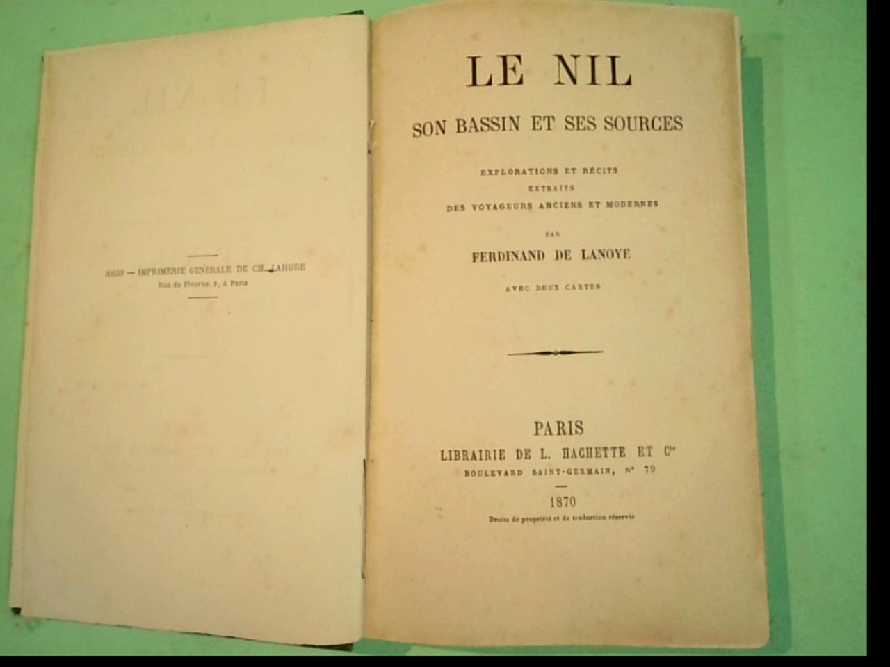 LE NIL SON BASSIN ET SES SOURCES - immagine 3