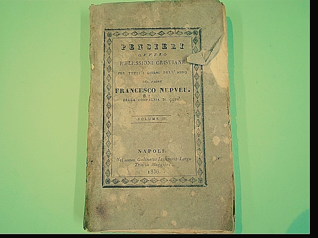 PENSIERI OVVERO RIFLESSIONI CRISTIANE VOL III