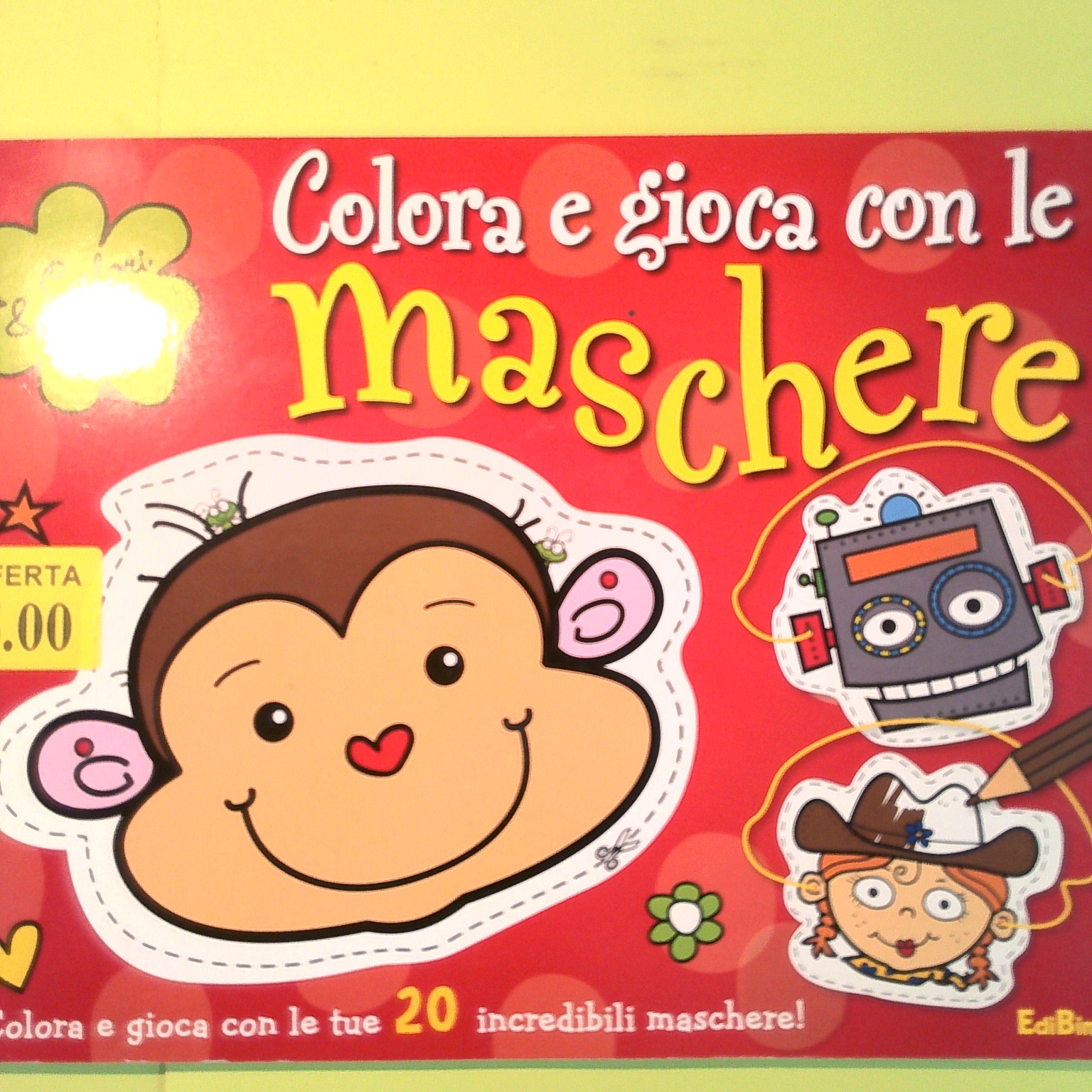 COLORA E GIOCA CON LE MASCHERE