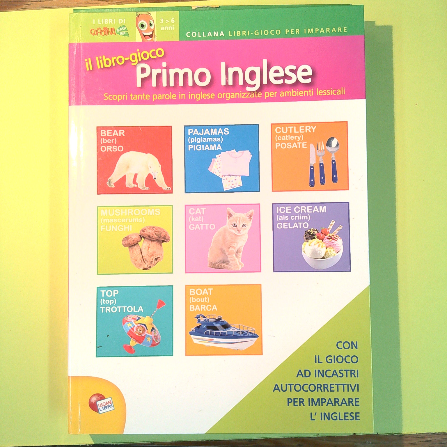 IL LIBRO GIOCO PRIMO INGLESE CON 96 TESSERE