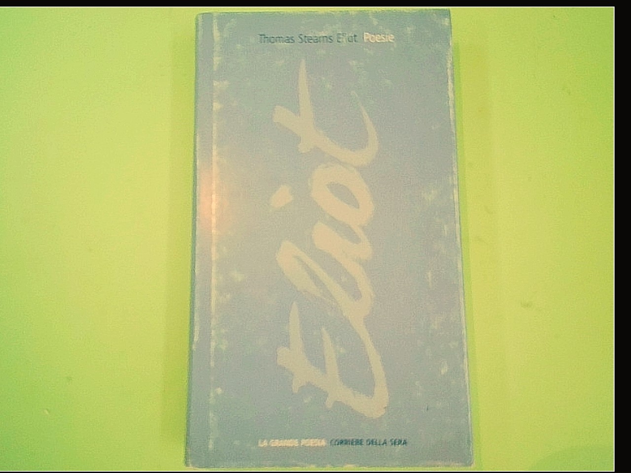 THOMAS ELIOT POESIE