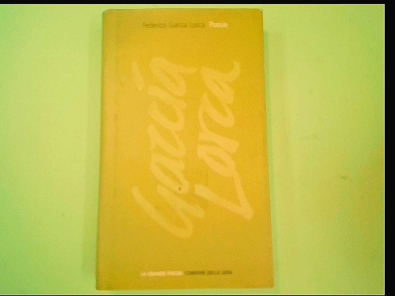 FEDERICO GARCIA LORCA POESIE