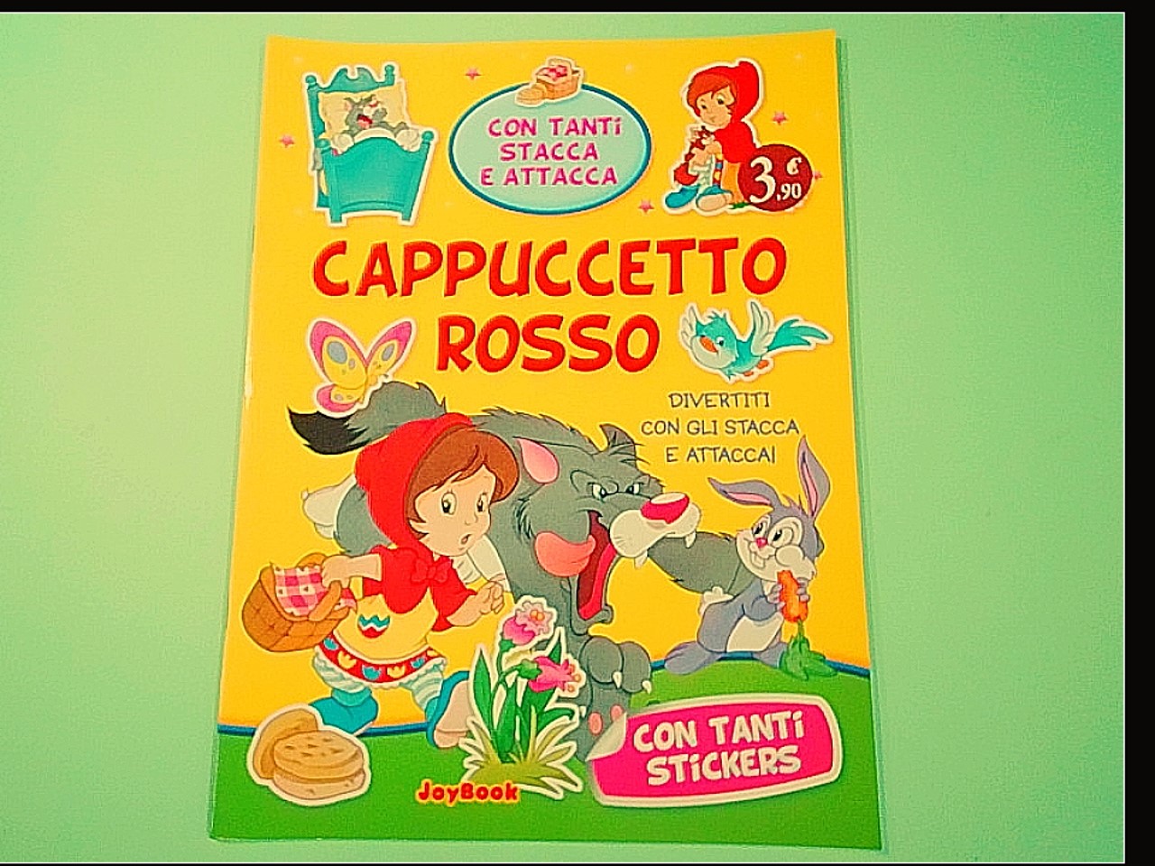 CAPPUCCETTO ROSSO CON TANTI STICKERS