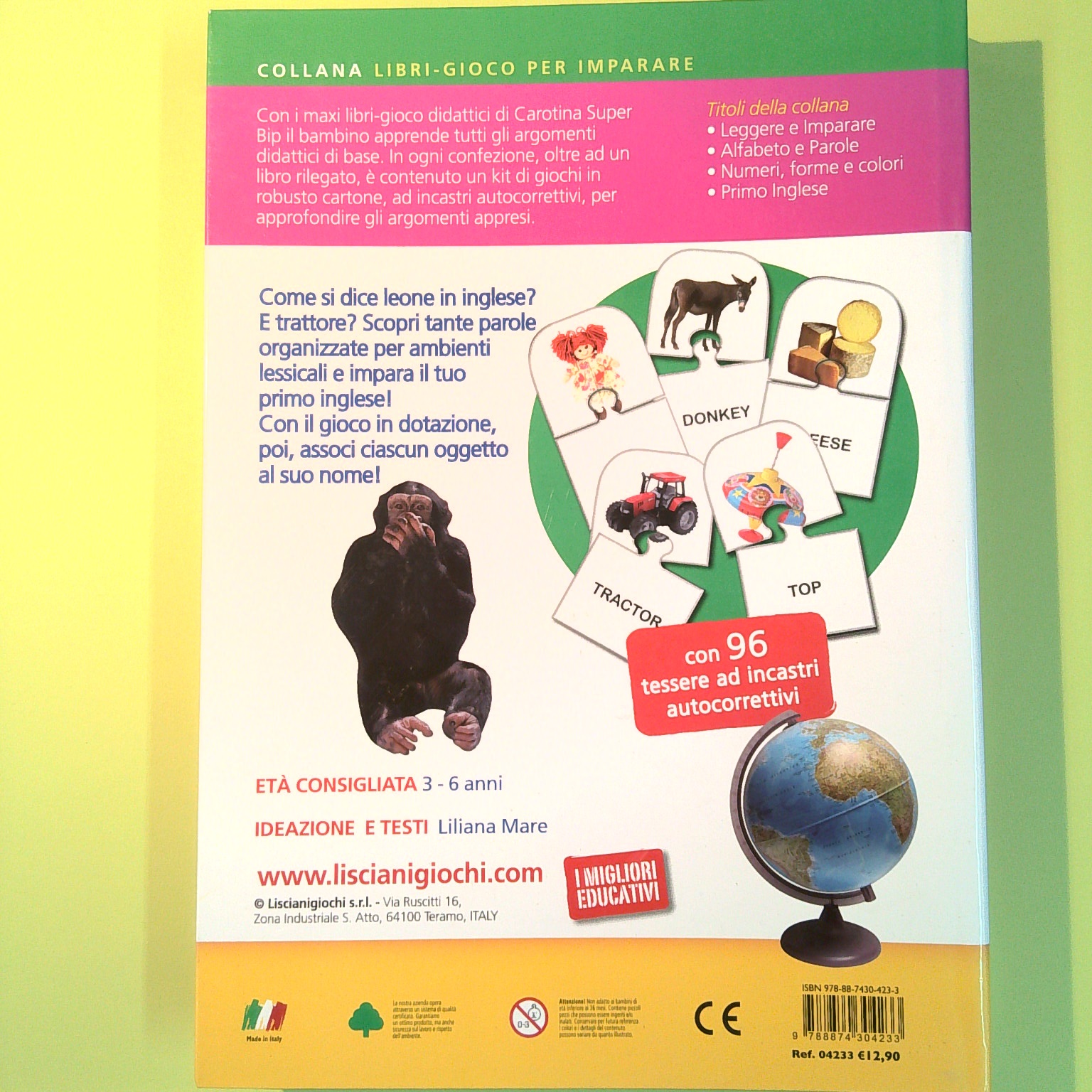 IL LIBRO GIOCO PRIMO INGLESE CON 96 TESSERE - immagine 2